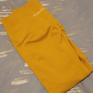 Alphalete Amplify Leggings in Golden Hour, Size S